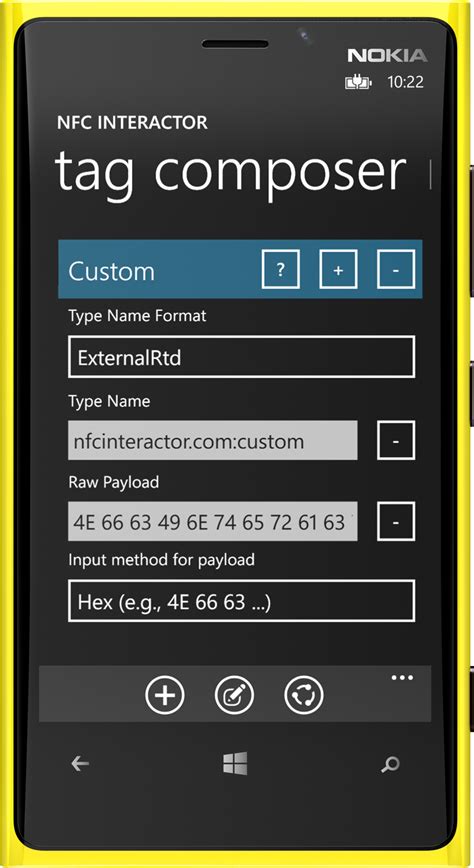 nfc type of payload